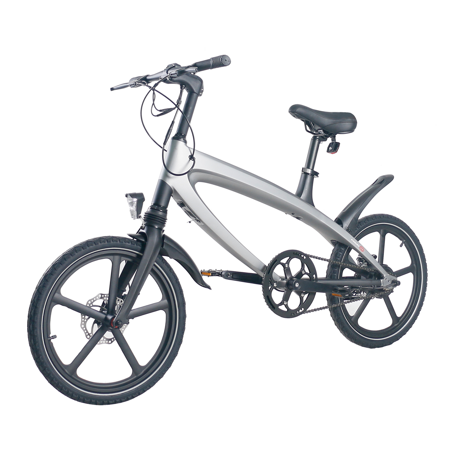 A side view of the Cruzaa E-Bike in Gunmetal Grey.